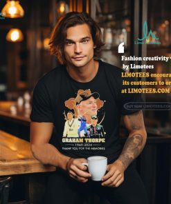 Graham Thorpe 1969 2024 Signature Thank You For The Memories Shirt, hoodie, sweater, long sleeve and tank top Graham Thorpe 1969 2024 Signature Thank You For The Memories Shirt