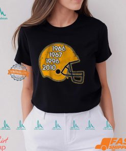 Green Bay Football Glory Years Helmet Shirt