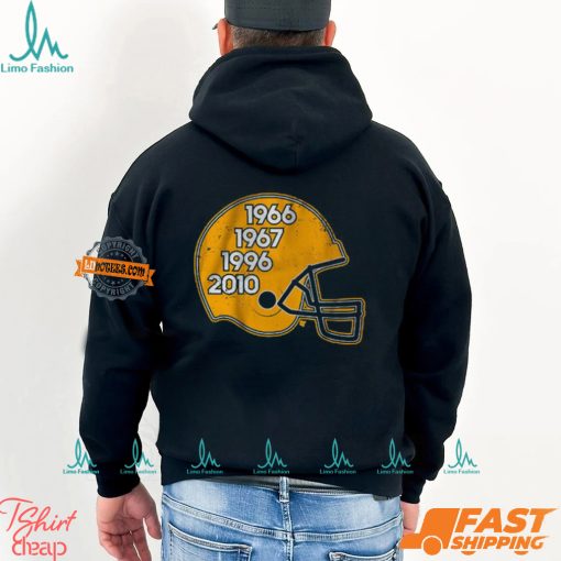 Green Bay Football Glory Years Helmet Shirt