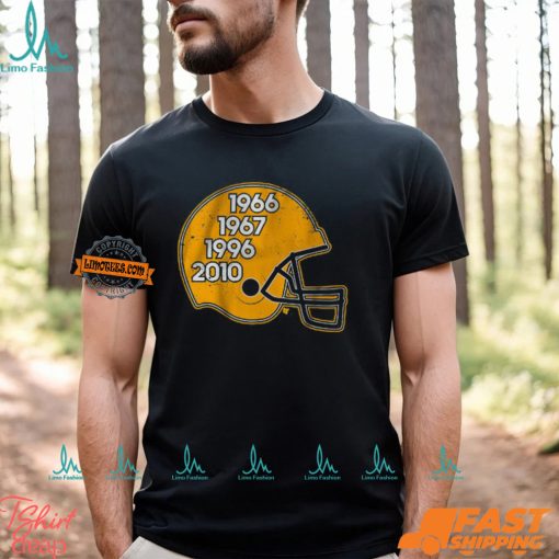 Green Bay Football Glory Years Helmet Shirt