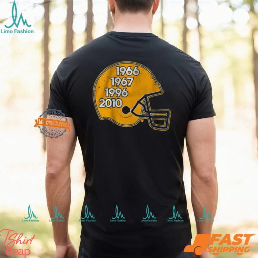 Green Bay Football Glory Years Helmet Shirt