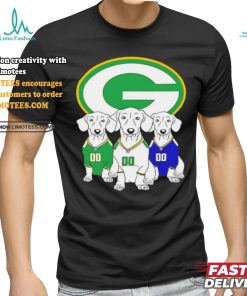 Green Bay Packers dachshund dogs shirt