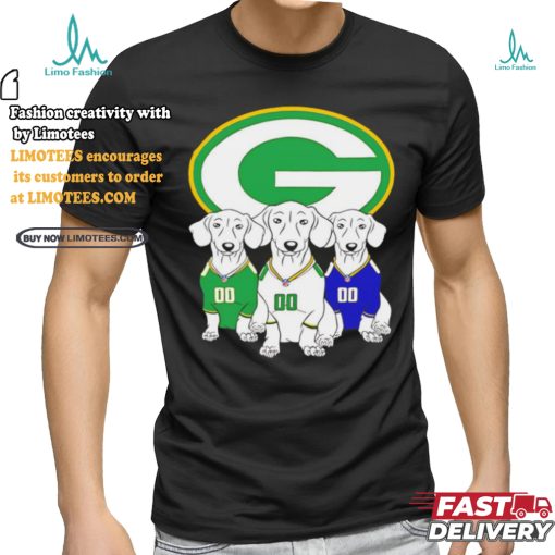 Green Bay Packers dachshund dogs shirt