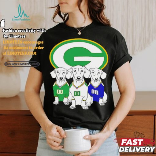 Green Bay Packers dachshund dogs shirt