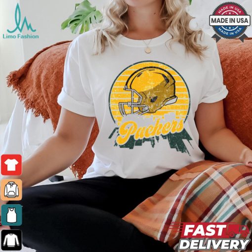 Green Bay football team Skyline helmet T Shirt