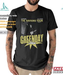 Green Day August 2024 The Saviors Tour Shirt