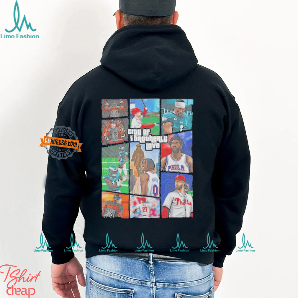Gta X Philly Sports City Of Brotherly Love Shirt Gta X Philly Sports City Of Brotherly Love Shirt
