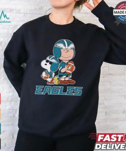 HIGH QUALITY Peanuts and Charlie Brown Philadelphia Eagles shirt