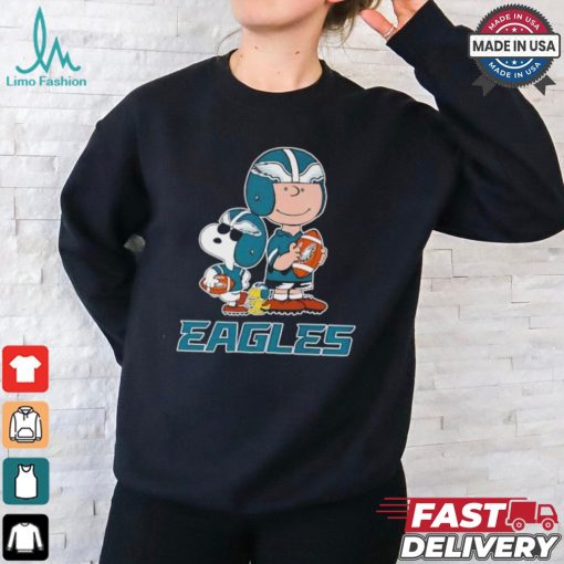 HIGH QUALITY Peanuts and Charlie Brown Philadelphia Eagles shirt