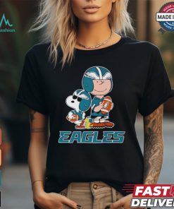 HIGH QUALITY Peanuts and Charlie Brown Philadelphia Eagles shirt