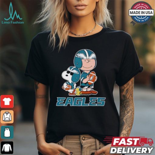 HIGH QUALITY Peanuts and Charlie Brown Philadelphia Eagles shirt