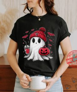 Halloween Atlanta Falcons NFL Football Fan Ghost with Pumpkin shirt