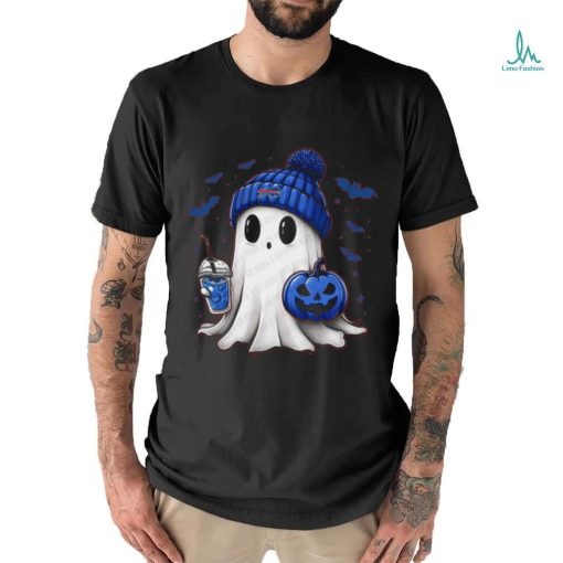 Halloween Buffalo Bills NFL Football Fan Ghost with Pumpkin shirt