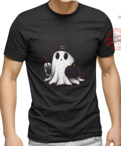 Halloween Chicago Bears NFL Football Fan Ghost with Pumpkin shirt