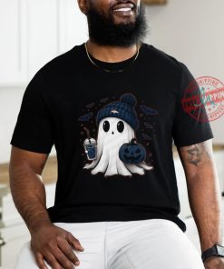 Halloween Denver Broncos NFL Football Fan Ghost with Pumpkin shirt