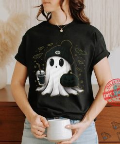 Halloween Green Bay Packers NFL Football Fan Ghost with Pumpkin shirt