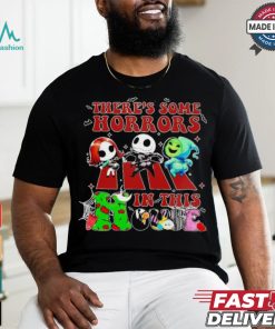 Halloween Horror Characters There’s Some In This House shirt