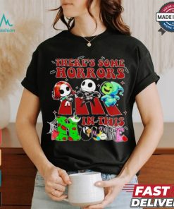 Halloween Horror Characters There’s Some In This House shirt