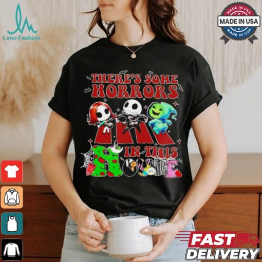 Halloween Horror Characters There’s Some In This House shirt