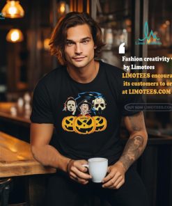 Halloween Horror Movie Pumpkin Carolina Panthers Shirt