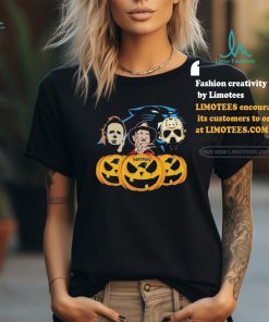 Halloween Horror Movie Pumpkin Carolina Panthers Shirt