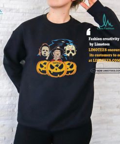 Halloween Horror Movie Pumpkin Carolina Panthers Shirt