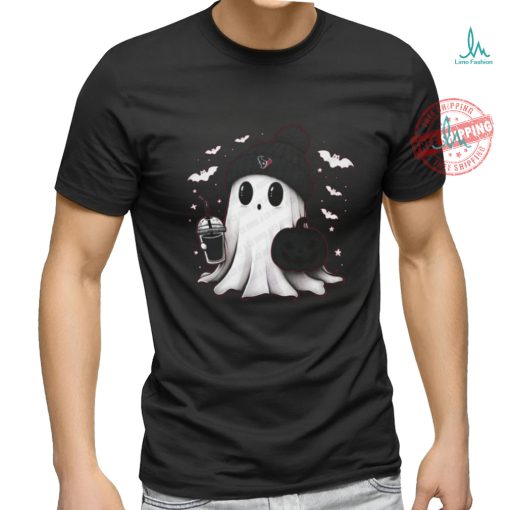 Halloween Houston Texans NFL Football Fan Ghost with Pumpkin shirt
