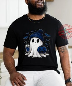 Halloween Indianapolis Colts NFL Football Fan Ghost with Pumpkin shirt