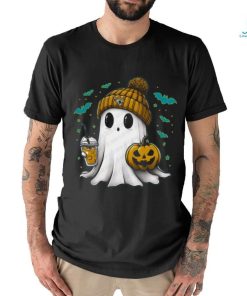 Halloween Jacksonville Jaguars NFL Football Fan Ghost with Pumpkin shirt