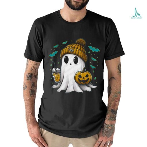 Halloween Jacksonville Jaguars NFL Football Fan Ghost with Pumpkin shirt