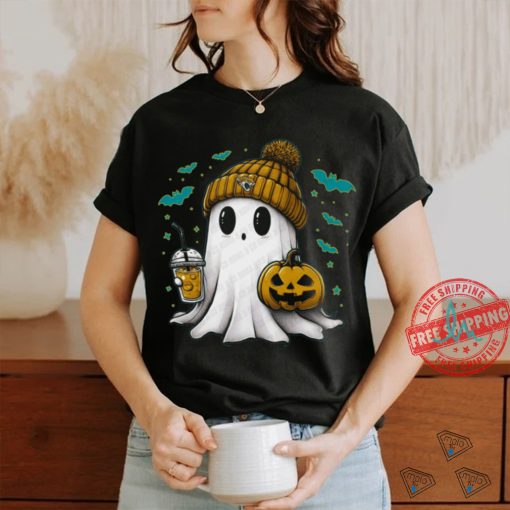 Halloween Jacksonville Jaguars NFL Football Fan Ghost with Pumpkin shirt