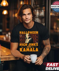 Halloween Kamala Harris high jinks with Kamala shirt