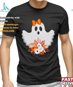 Halloween Lace Ghost Spooky Coquette Orange Bow shirt, hoodie, sweater, long sleeve and tank top Halloween Lace Ghost Spooky Coquette Orange Bow shirt