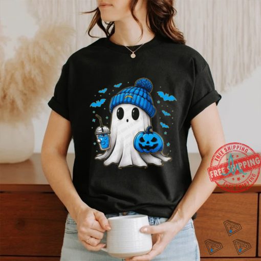 Halloween Los Angeles Chargers NFL Football Fan Ghost with Pumpkin shirt