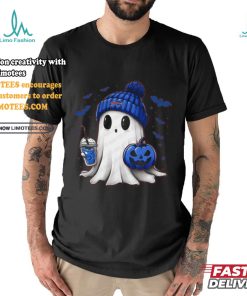 Halloween NFL Buffalo Football Fan Ghost with Pumpkin shirt