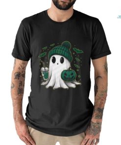 Halloween Oregon Ducks NCAA Football Fan Ghost with Pumpkin shirt
