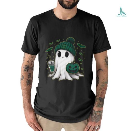 Halloween Oregon Ducks NCAA Football Fan Ghost with Pumpkin shirt