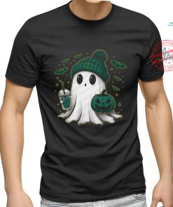 Halloween Oregon Ducks NCAA Football Fan Ghost with Pumpkin shirt