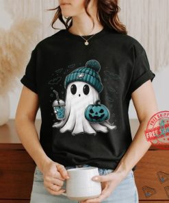 Halloween Philadelphia Eagles NFL Football Fan Ghost with Pumpkin shirt