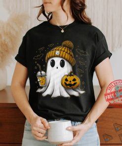 Halloween Pittsburgh Steelers NFL Football Fan Ghost with Pumpkin shirt