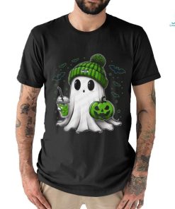 Halloween Seattle Seahawks NFL Football Fan Ghost with Pumpkin shirt
