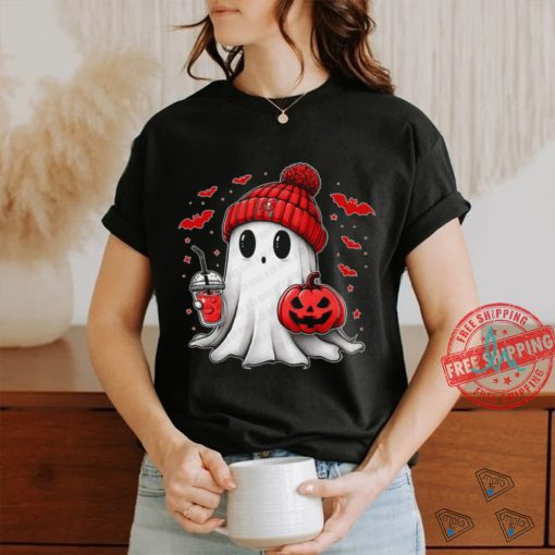 Halloween Tampa Bay Buccaneers NFL Football Fan Ghost with Pumpkin shirt
