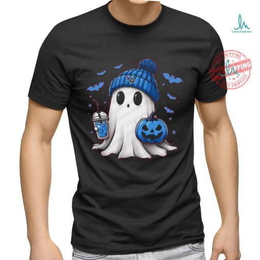 Halloween Tennessee Titans NFL Football Fan Ghost with Pumpkin shirt