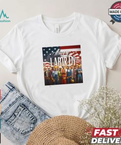 Happy Labor Day 2024 U.S Flag Shirt