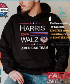 Harris 2024 Walz America’s Team Freedom American Eagle T shirt