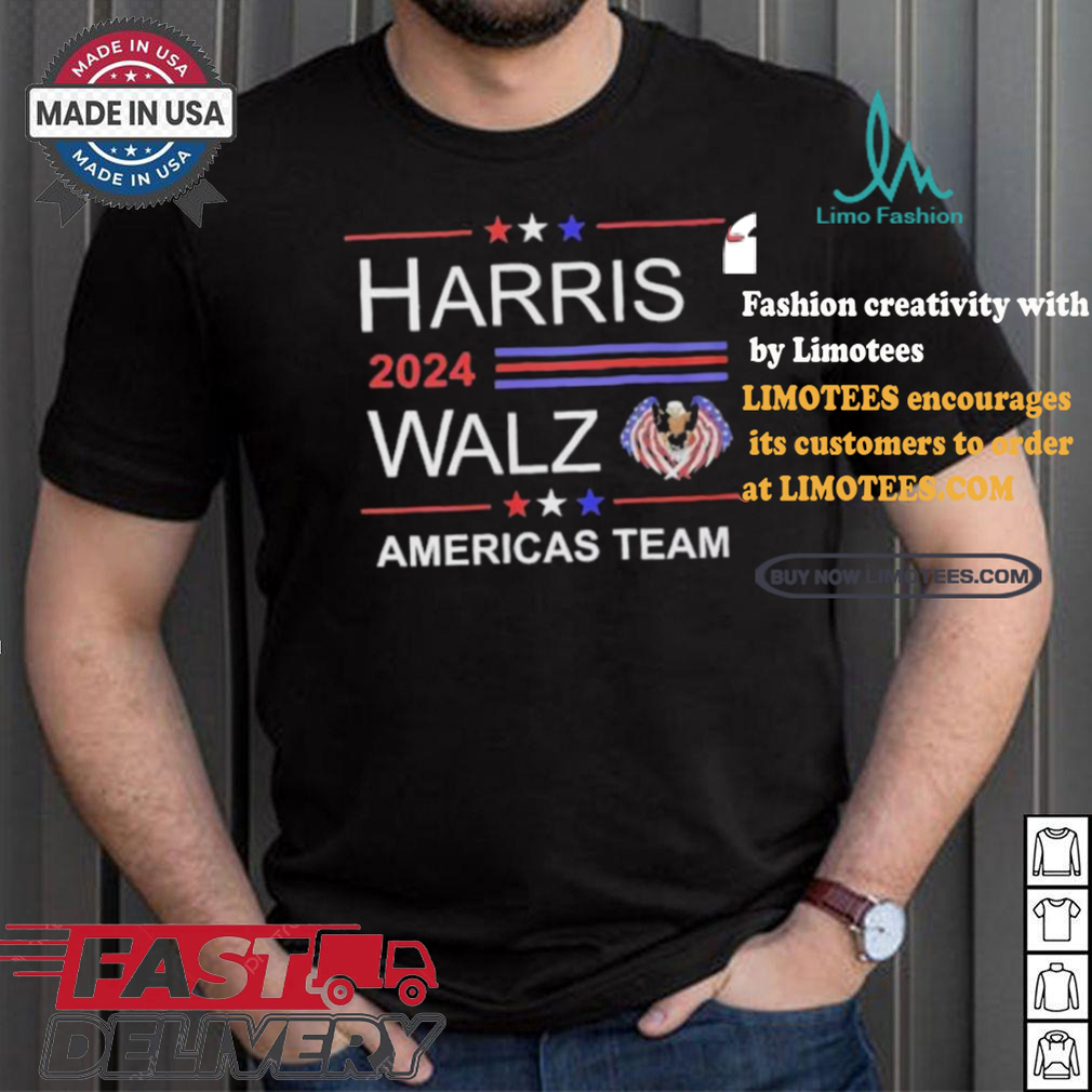 Harris 2024 Walz America’s Team Freedom American Eagle T shirt Harris 2024 Walz America’s Team Freedom American Eagle T shirt