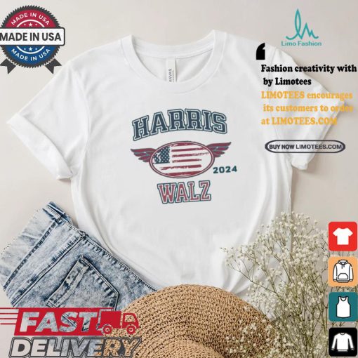 Harris Walz 2024 For President US Wing Flag Classic Kamala Tim T shirt