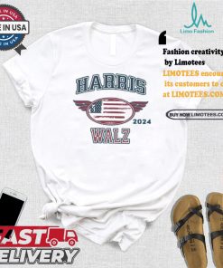 Harris Walz 2024 For President US Wing Flag Classic Kamala Tim T shirt