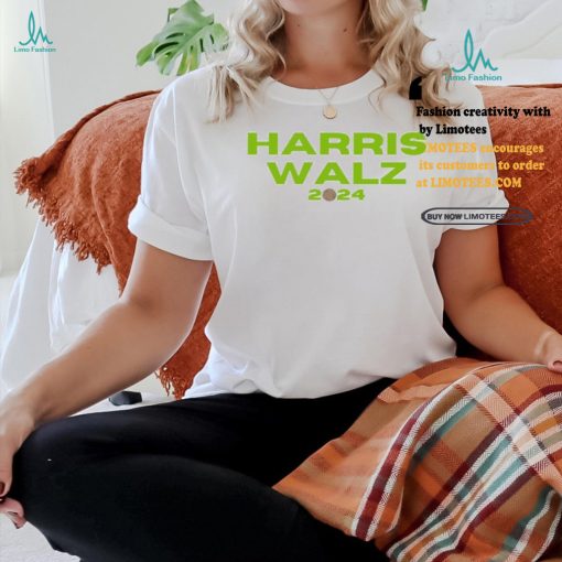 Harris Walz 2024 Green Coconut Shirt