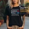 KamalaHarris Tim Walz Signature Tee Shirt